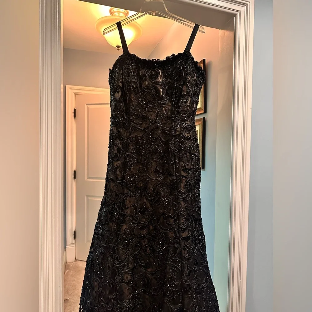Montage by Mon Cheri Black Lace Dress - Picture 8 of 10